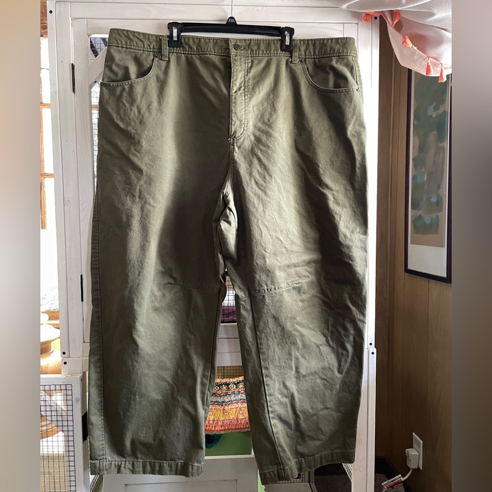 Old Navy 22 barrel leg trousers chinos ultra-high waisted
